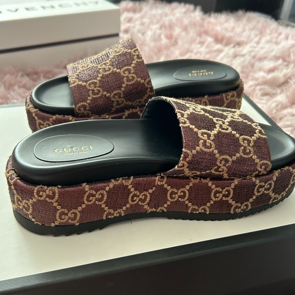 Gucci platform sandals women’s size 7 - Picture 3 of 8